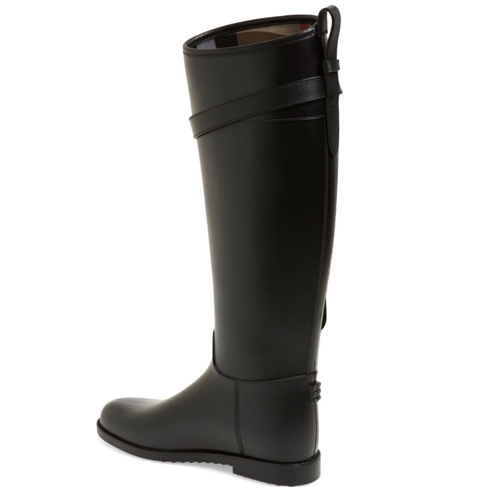 Burberry Roscot Riding Rain Boots - Picture 3 of 8